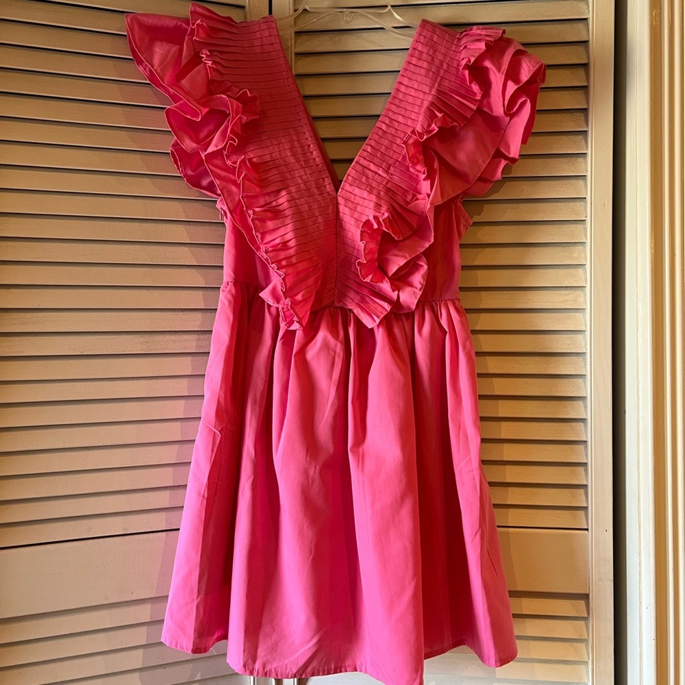 Pink Ruffle Dress